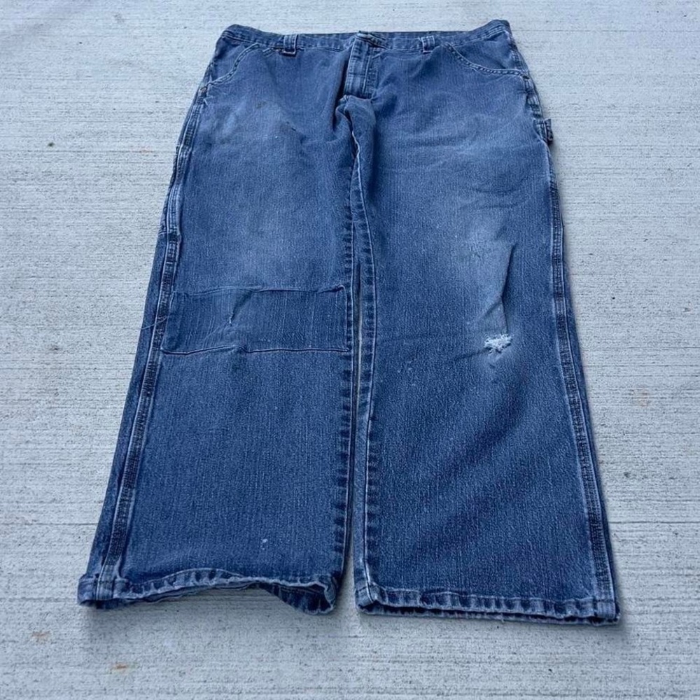 Grunge y2k repaired wrangler carpenter pants